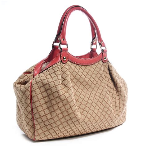 GUCCI Diamante Medium Sukey Tote Pink